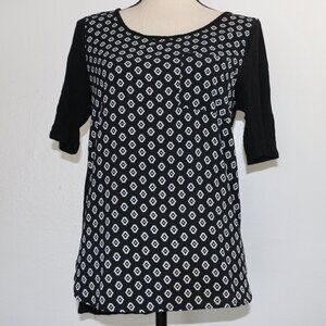 Alloy Apparel Lightweight Tunic-Style Short Sleeve Top – Size M